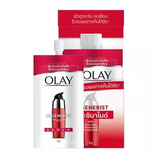 โอเลย์ รีเจนเนอร์รีส ไมโครสคัลป์ติ้ง ไนอาซินาไมด์ ซีรั่ม 6 กรัม 6 ซอง OLAY REGENERIST SERUM 6 ml