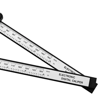 เวอร์เนียร์ ดิจิตอล 6 นิ้ว Digital Vernier caliper(0-150mm) ตัวเครื่องโลหะ การวัดที่แม่นยำ เวอร์เนียร์วัดความยาว ความละ