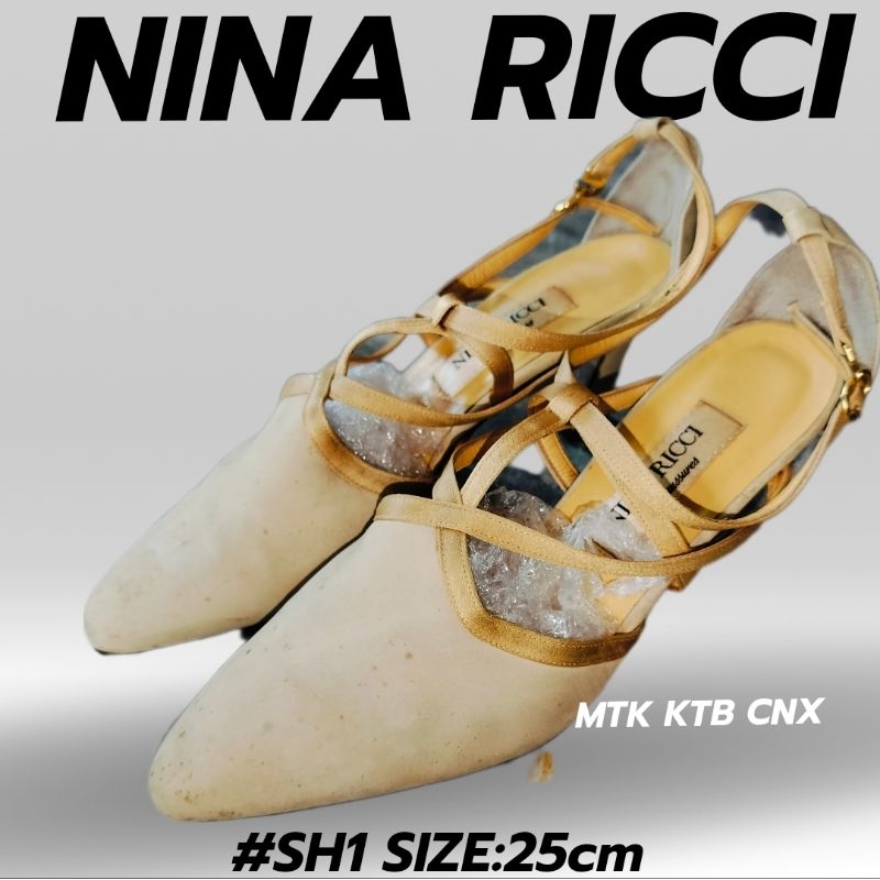 รองเท้าคัทชูNina ricciแท้มือสองญี่ปุ่น#SH1