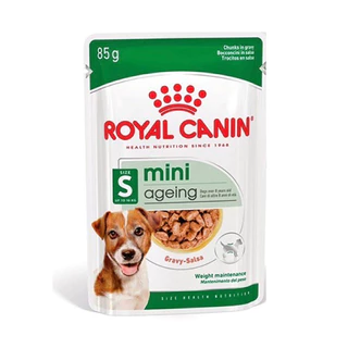 Royal Canin Mini Dog Pouch🐶โรยัล คานิน อาหารเปียก สุนัขพันธุ์เล็ก 85g