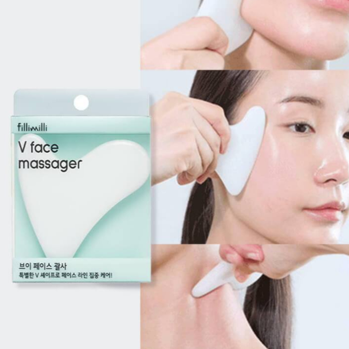 (พร้อมส่ง/ของแท้) Fillimilli V Face Massager กัวซาหน้าเรียว