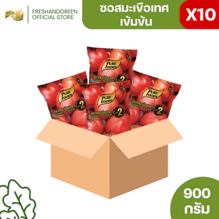 [ยกลัง 10 ถุง] ซอสมะเขือเทศ ซอสพริก เพียวฟู้ดส์ F&G 800-1000 กรัม จิ้มเฟรนฟรายส์ ของทอด เบเกอรี่ ไข่เจียว