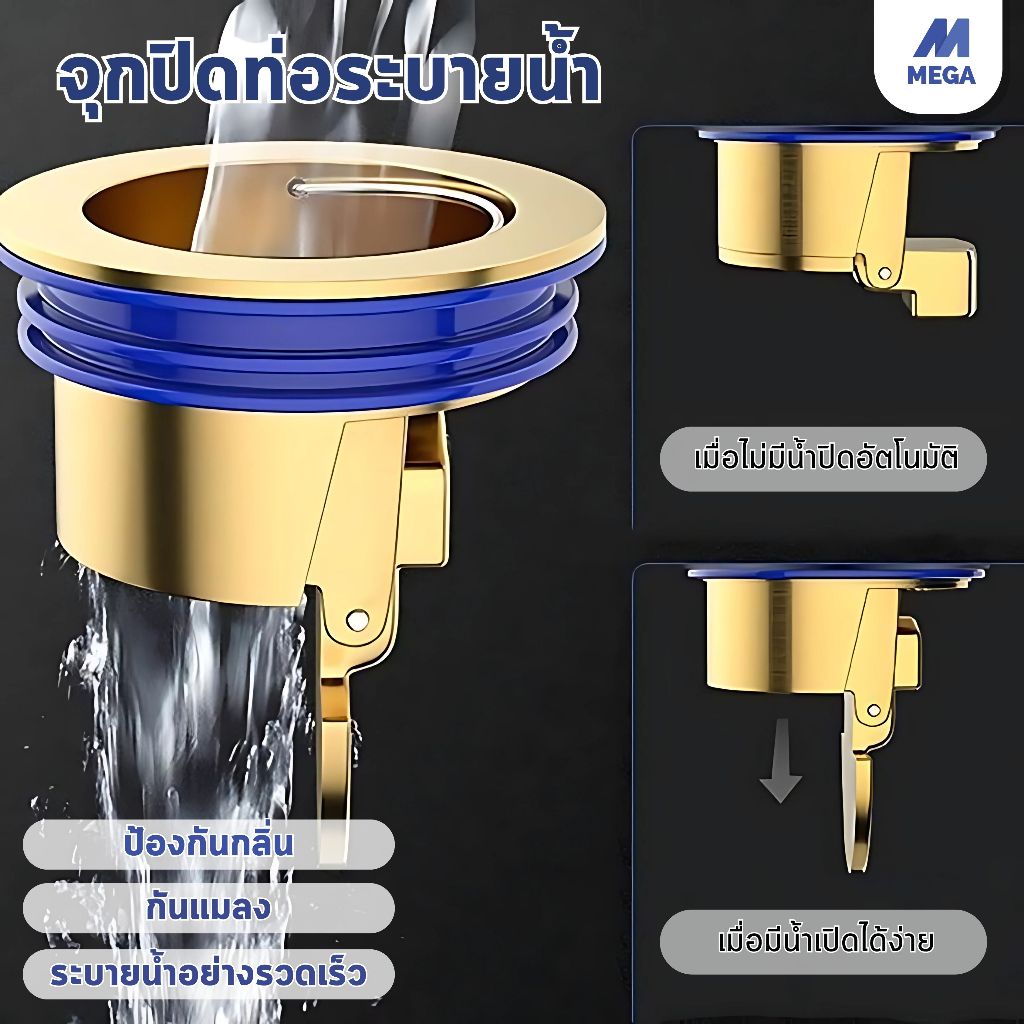 【พร้อมส่งจากไทย】ซิลิโคนปิดท่อระบายน้ํา จุกปิดท่ระบายน้ํา วาล์วทางเดียว ฝาครอบท่อระบายน้ํา ป้องกันแมลง ป้องกันกลิ่น