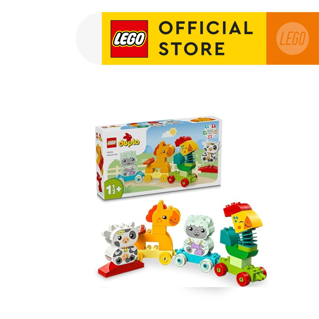 LEGO DUPLO My First 10412 Animal Train Nature Toy (19 Pieces)