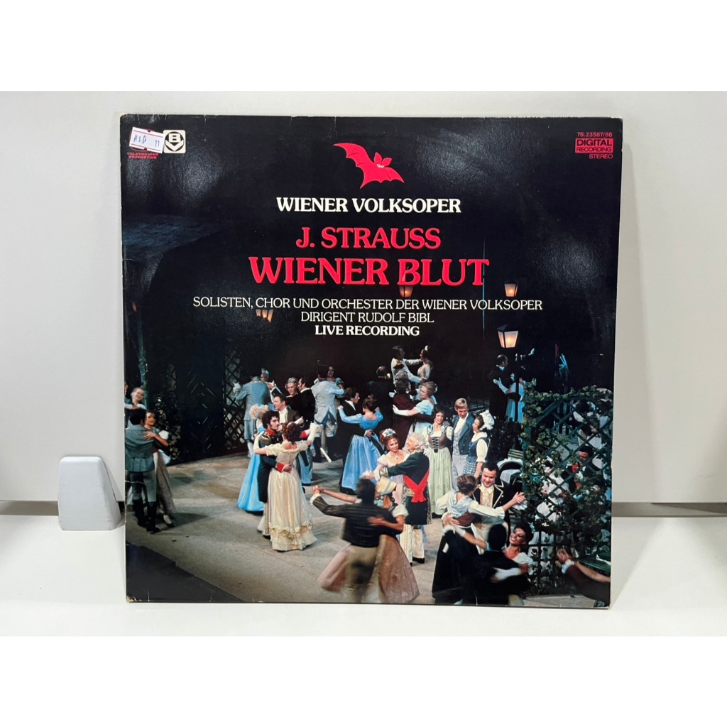 2LP Vinyl Records แผ่นเสียงไวนิล WIENER VOLKSOPER J.STRAUSS WIENER BLUT   (E14B65)
