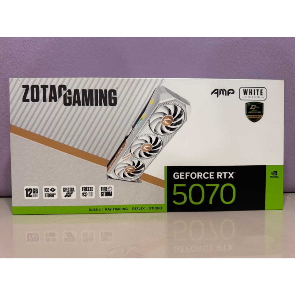 ZOTAC GAMING GeForce RTX 5070 AMP White Edition ของใหม่ ประกันไทย