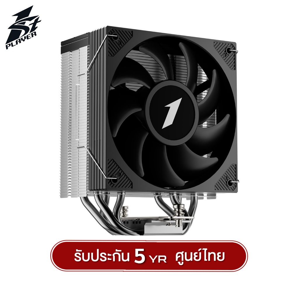 ซีพียูคูลเลอร์ 1st Player CY12 Series (TDP225W) Black / White Air CPU Cooler รับประกัน 5 ปี - รูปที่ 2