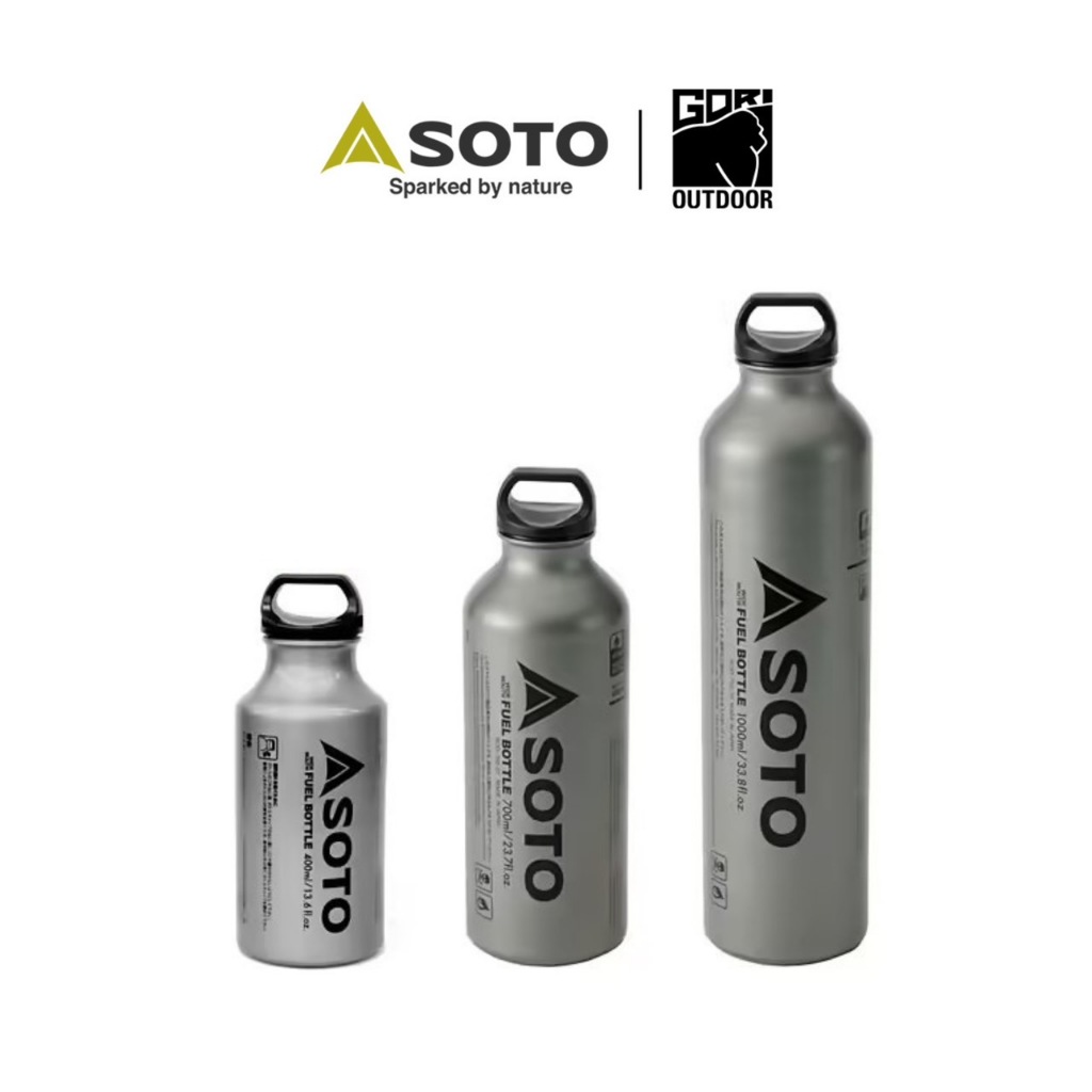 [15.4 โค้ด GORIMM รับ Coin 10%] SOTO Fuel Bottle 400/700/1000 ml ขวดน้ำมันเบนซินขาว