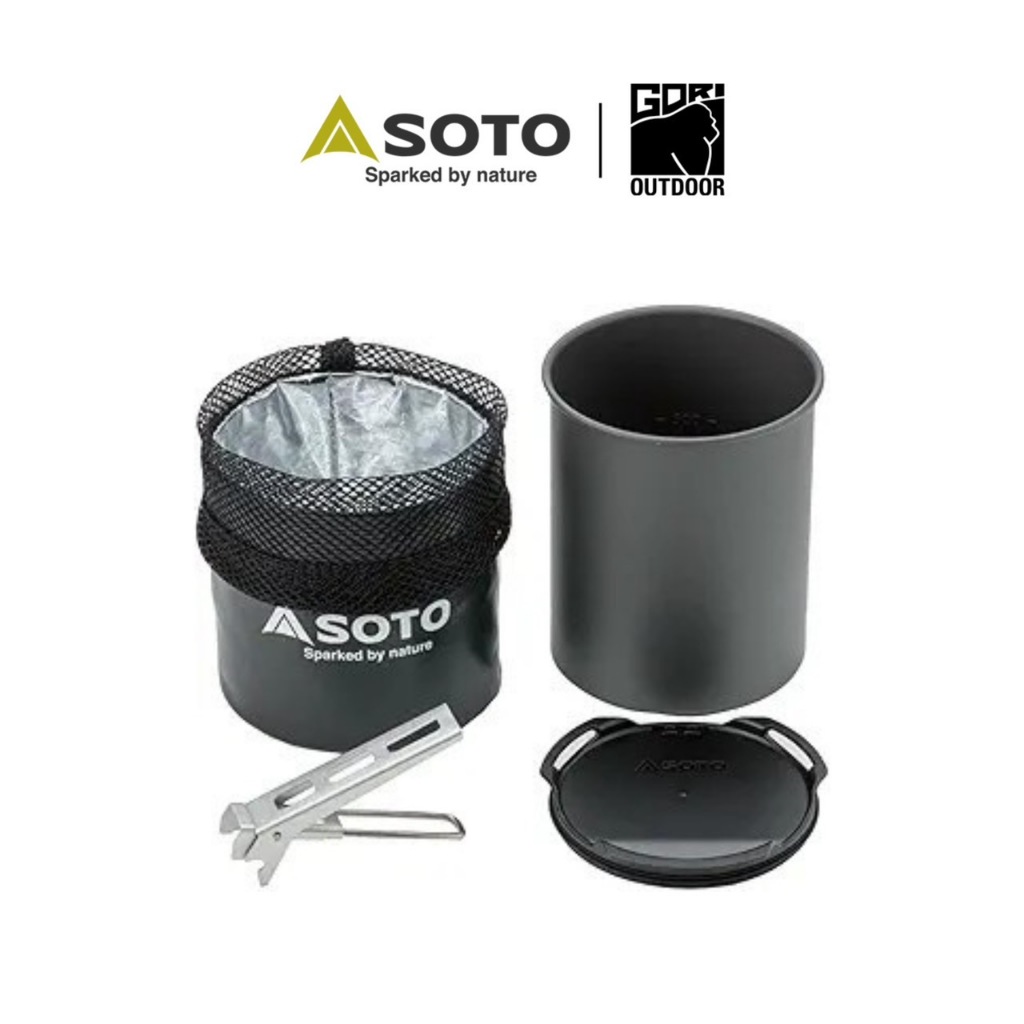 [7.7 โค้ด GORI77 รับ Coin 10%] SOTO ThermoLite หม้อสนามน้ำหนักเบา