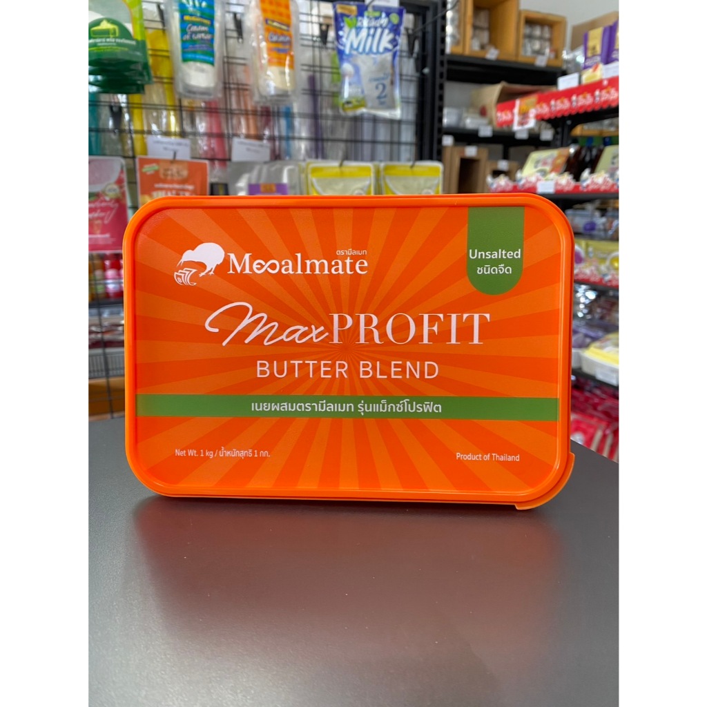 เนยมีลเมท Mealmate Butter 1 KG เนยสด เนยแท้ ชนิดจืด/เค็ม 1 กก. มีลเมท รูปที่ 3