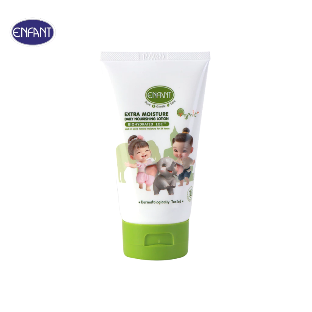 ENFANT (อองฟองต์) Organic Plus Extra Moisture Daily Nourishing Lotion โลชั่นบำรุงผิว ใช้ได้ตั้งแต่เด็กแรกเกิด 100ml.