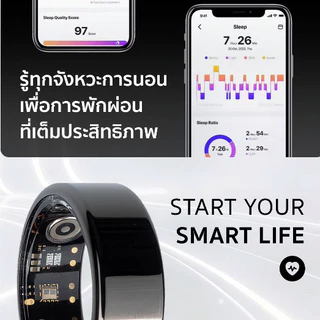Tokyo Human Smart Ring แหวนวัดการนอนหลับ แหวนสุขภาพ