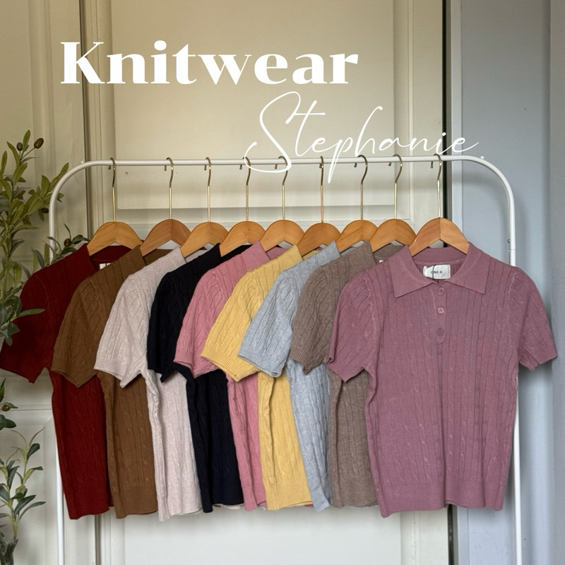 [ป้าย One K] เสื้อทรงโปโลลวดลายเปียเนื้อนุ่มเป็นทรงที่ใส่ได้ตลอดสามารถใส่ไปทำงานได้และให้ลุคเก๋เก๋น่ารักน่ารัก￼