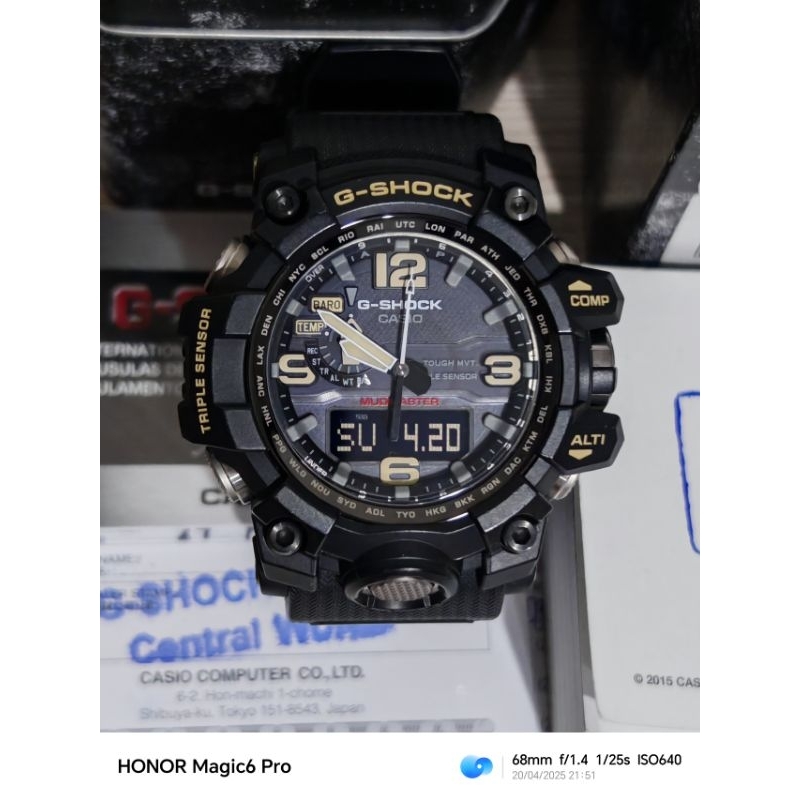 นาฬิกา Casio G-Shock รุ่น GWG-1000-1ADR MUDMASTER สีดำ ของแท้ มือสอง
