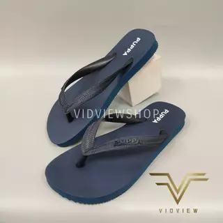 VIDVIEW !!ลดสนั่น!! รองเท้าแตะ--หนีบ-- Puppa ปุ๊บป้า (สีเทา, กรม, ขี้ม้า, ดำ, ชมพู, ฟ้า,แดง) รองเท้าแตะแบบหนีบ