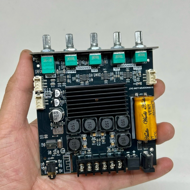 ZK-TB21/TB21+App/TB21F แท้! แอมจิ๋ว บลูทูธ 5.0 กำลังขับ 50+50+100W TPA3116D2  2.1ch