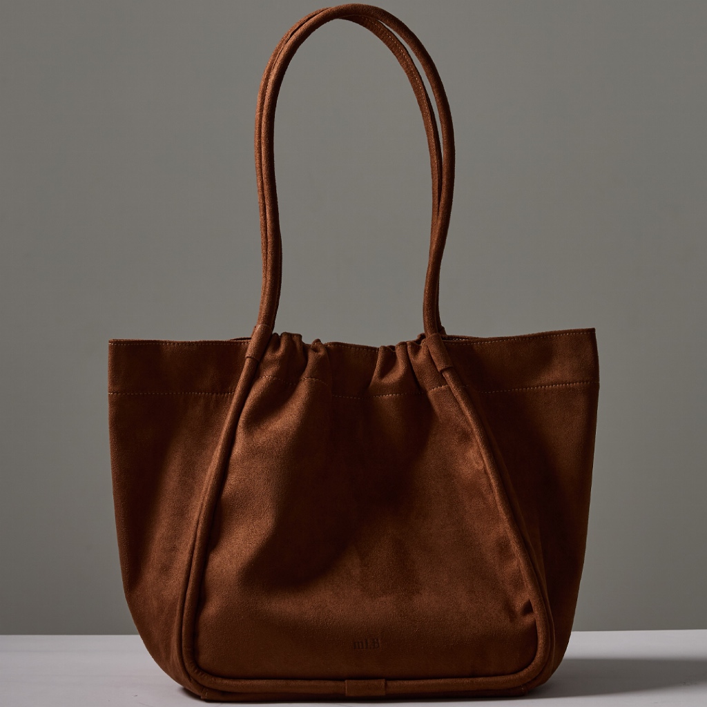 RAVIOLI TOTE (SUEDE BROWN) *LIMITED