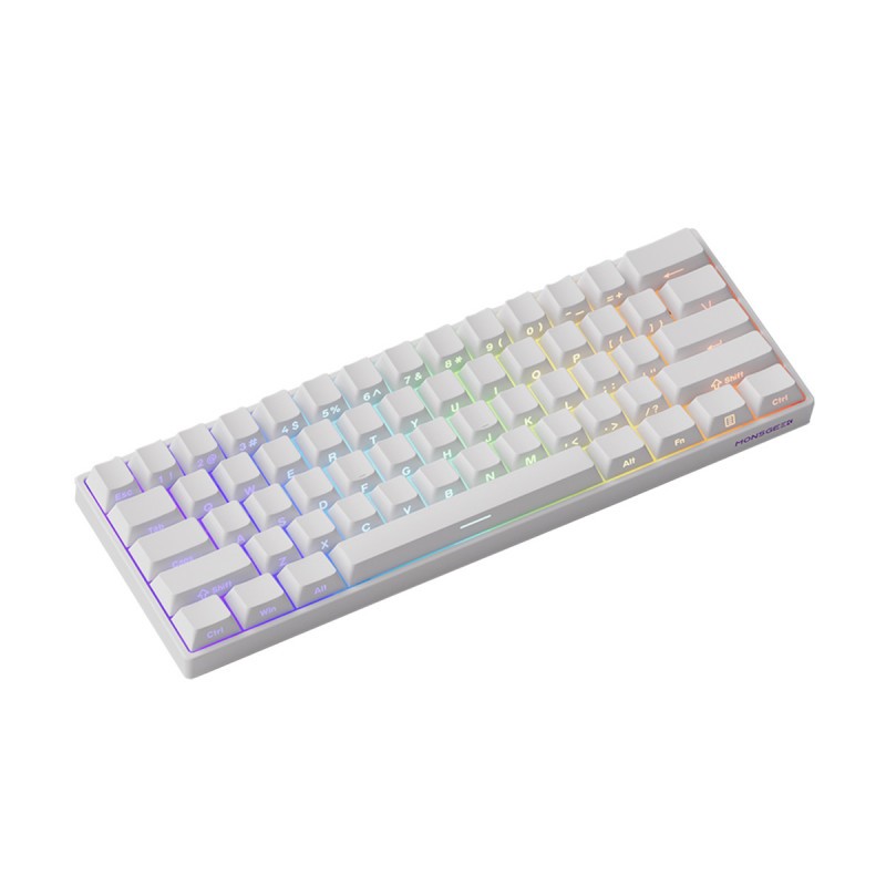 iHAVECPU KEYBOARD (คีย์บอร์ด) MONSGEEK FUN60 PRO SP 8K IN WIRED MODE SIDE PRINTED (AKKO GLARE MAGNETIC SWITCH) (EN)