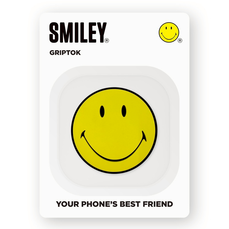 SMILEY® FACE SILICONE GRIPTOK (ํYELLOW)