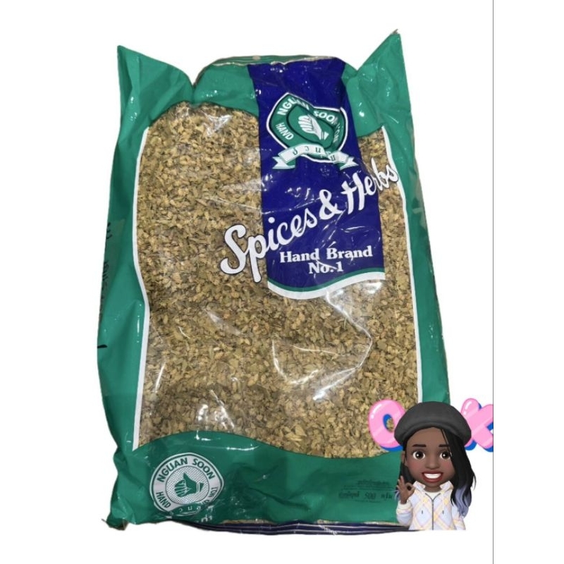 แม็กซิกันออริกาโน่ 100% MEXICAN OREGANO ขนาดน้ำหนักสุทธิ 500กรัม บรรจุซอง เครื่องเทศคุณภาพ คัดพิเศษ 