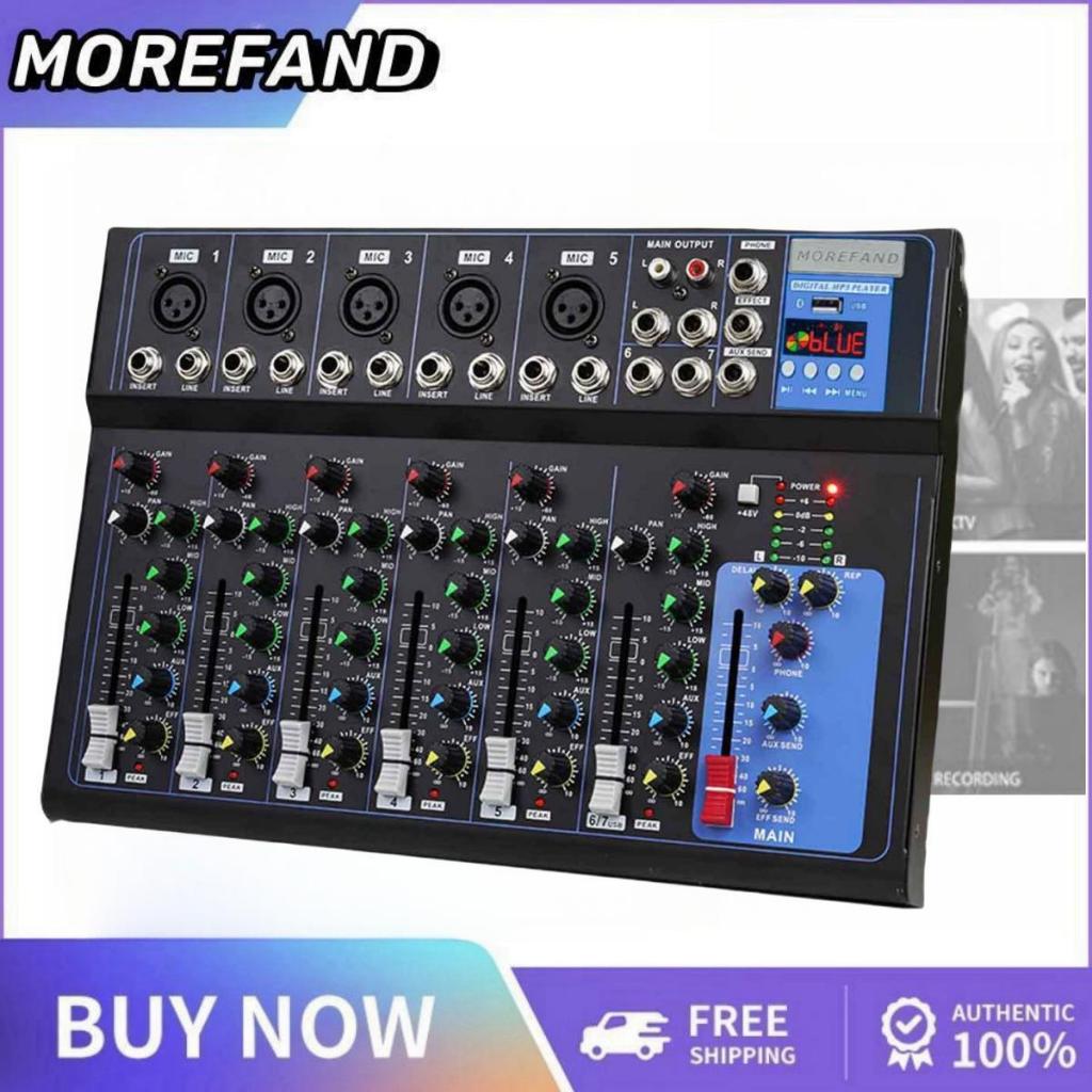 MG07BT/MG04BT USB Bluetooth ระบบเสียง 3D! มิกเซอร์ 7 ช่อง MG04BT + เอฟเฟกต์คาราโอเกะ เสียงล้ำเหมือนค