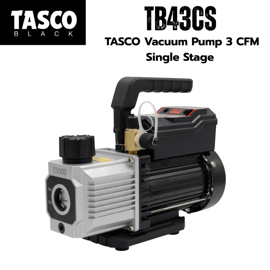 TASCO Vacuum Pump รุ่น TB43CS แวคคั่มปั๊ม ปั๊มสูญญากาศ แบบ Single Stage 83 L/min (3 CFM)