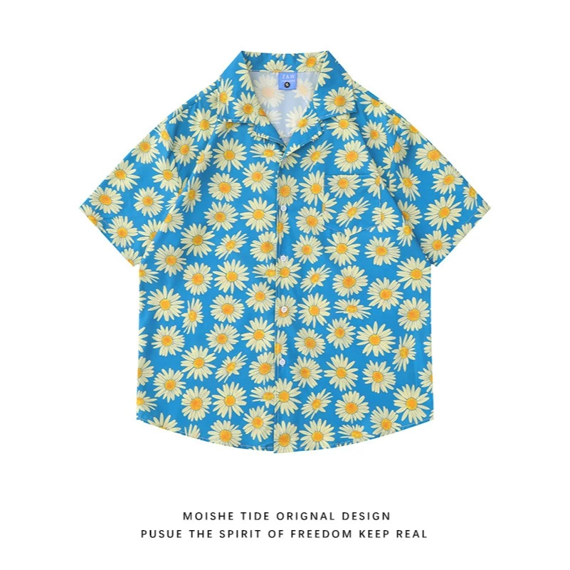 เสื้อฮาวายลายดอกไม้แขนสั้น thumbnail 9