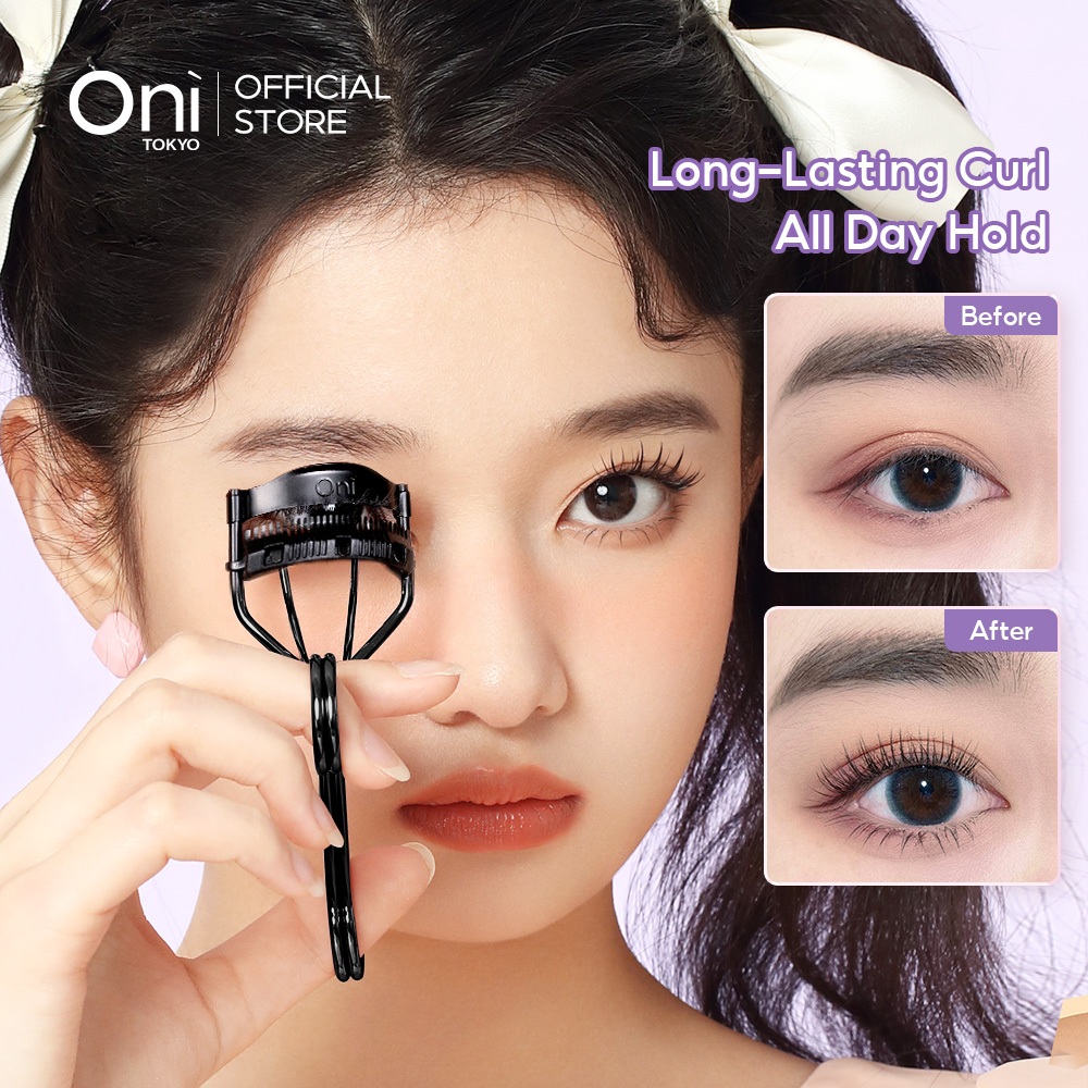 Oni Eyelash Curlers with Comb Lash Curler with Replacement Refills ดัดขนตา ที่ดัดขนตา ที่หนีบขนตา