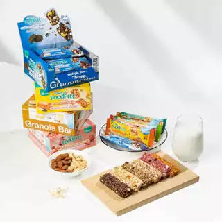 ฟู๊ดฟิต กราโนล่าบาร์ รสโคโคนัทคาราเมล (12 แท่ง) ซองเดอร์ Xongdur Foodfitt Granola Bar Coconut Caramel Flavor (327-012)