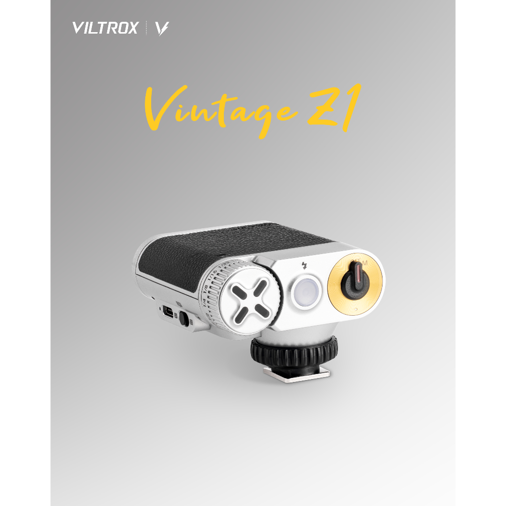 Flash Viltrox Vintage Z1 Retro Camera Flash ประกันศูนย์ Flash Viltrox Z1 Viltrox Vintage Z1 Retro