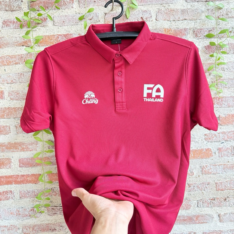 เสื้อโปโล FA Thailand ไซส์ S-3XL ระบายอากาศดี แห้งไว สบายเมื่อใส่
