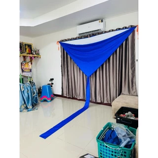ผ้าล้างแอร์ PVC เคลือบยางพารา 3x4 เมตร คละสี กันน้ำยาเคมี 100% ใช้กับแอร์แขวนก็ได้