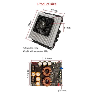 ZK-PW1200 50A Boost converter ของแท้จากWuzhi audio