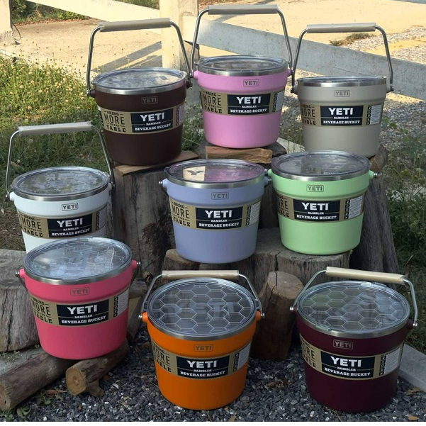 YETI RAMBLER BEVERAGE BUCKET ถังเก็บความเย็น ถังแช่ไวน์