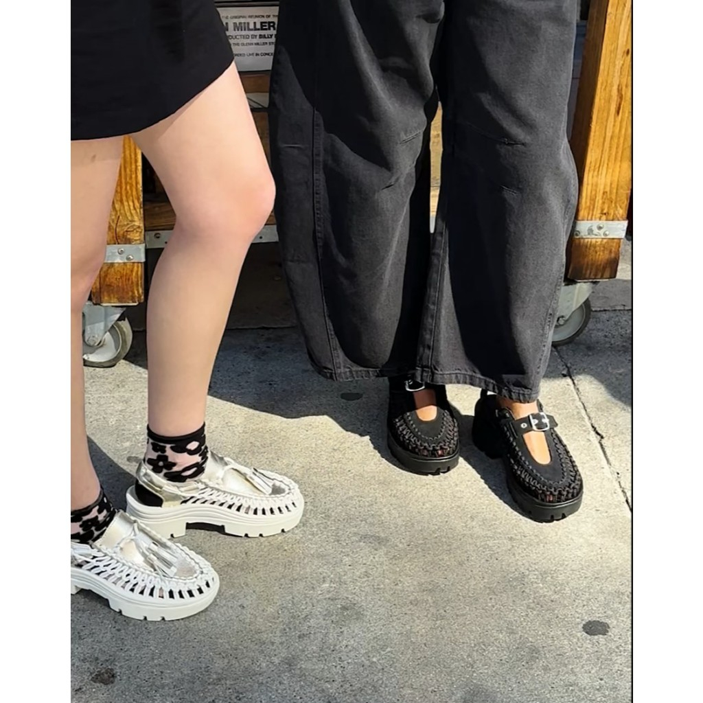 Keen รองเท้า All Gender UNEEK PLT MARY JANE (SILVER/BLACK)