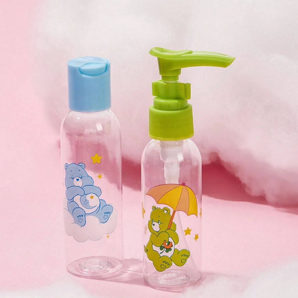 Travel bottle set - Care Bears Set 6 ชิ้น - เซ็ตขวดแบ่งของเหลวลาย Care Bears (พร้อมส่งในไทย)
