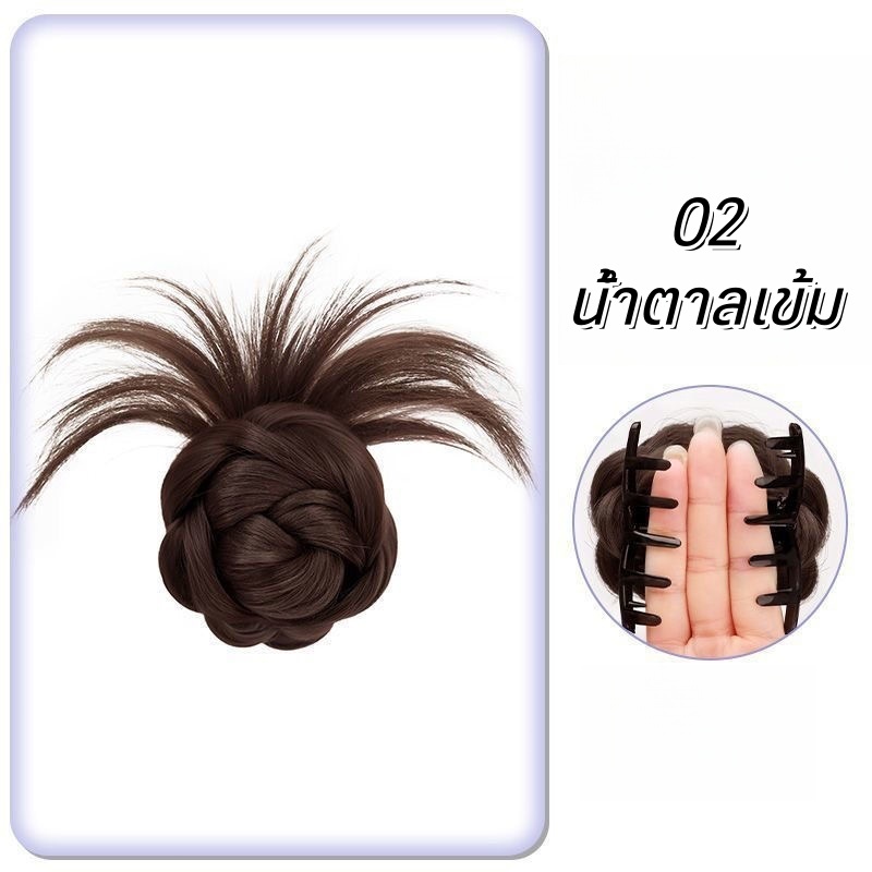 🔥พร้อมส่ง🔥ทรงดังโงะ มวยผมเจ้าสาว แค่หนีบ  กิ๊บหนีบปลอม กิ๊บหนีบผมครึ่งหัว สไตล์เกาหลี - รูปที่ 5