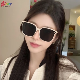 กรอบขนาดใหญ่แว่นตากันแดด UV400 ป้องกันรังสียูวี คุณภาพสูง ins ใช้ได้ทั้งหญิง-ชาย เหมาะกับการขับรถ ตกปลา