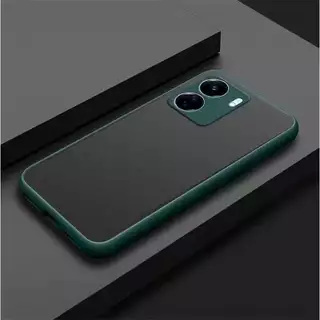 เคสขอบสีหลังแบบขุ่น ใช้สำหรับ Xiaomi Redmi 13C Poco C65 Redmi13 Redmi A5 เคสกันกระแทก ขอบสีหลังด้าน