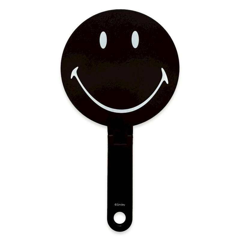 SMILEY® ONE BIG SMILE MIRROR (BLACK)