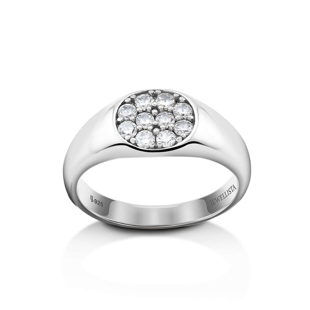 [Clearance] Jewellista แหวนเงินแท้ 925 รุ่น Harvey ประดับพลอย CZ