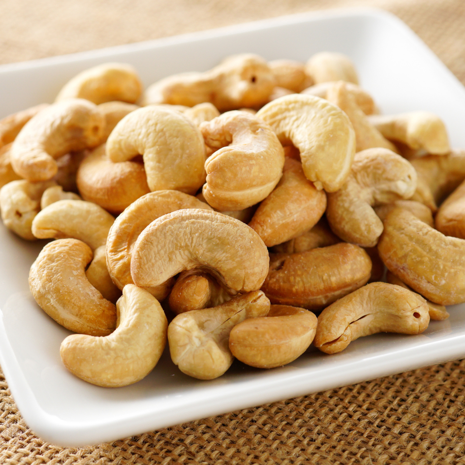 เม็ดมะม่วงหิมพานต์ อบธรรมชาติ รองจัมโบ้ AAA  500g. อบใหม่วันต่อวัน - Keto คีโตทานได้