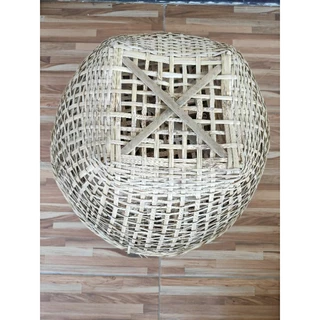ตระกร้าไม้ไผ่,เข่งไม้ไผ่, รังไก่ไข่ ขนาด 43-45 cm. วัสดุทำจากไม้ไผ่ [จำนวน 1 ใบ]