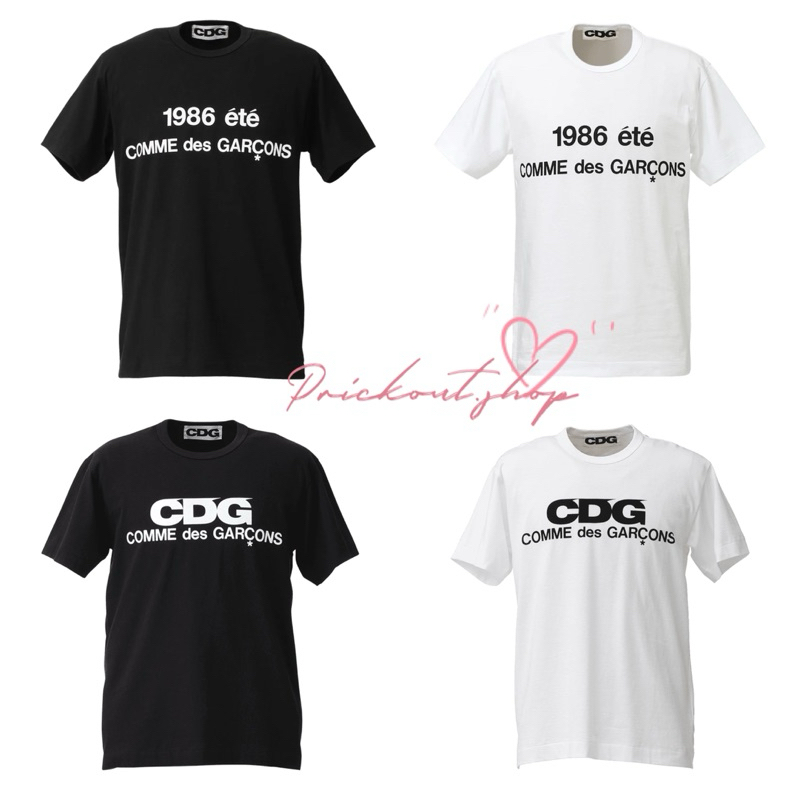 🤍พร้อมส่งที่ไทยค่าา🤍เสื้อยืด CDG COMME des GARCONS T-Shirt ของแท้จากญี่ปุ่น🇯🇵