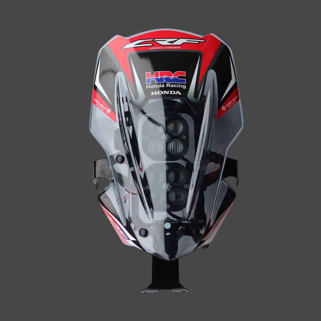 หน้ากาก CRF300L ทรง Dakar Rally พร้อมไฟ