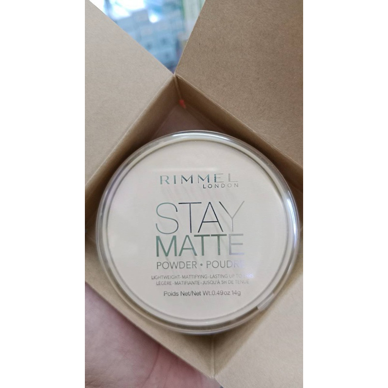 Rimmel Stay Matte Pressed Powder 14g. #001 Transparent