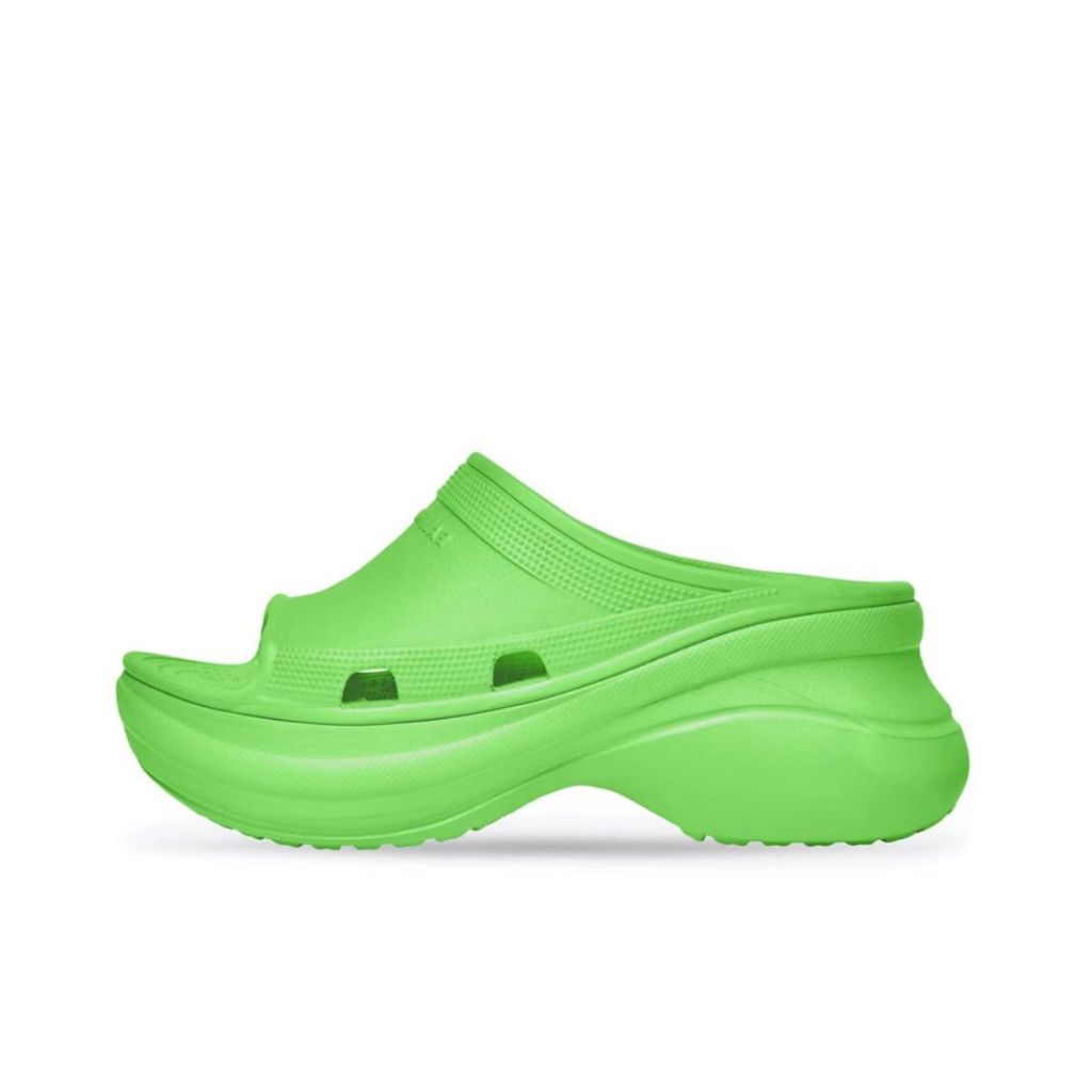 Balenciaga  รองเท้าแตะเย็น Crocs ก้นหนา แฟชั่น Sandals น้ำหนักเบาและสะดวกสบาย