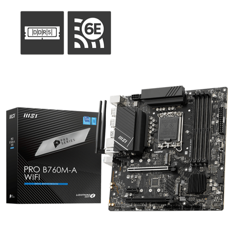 MSI PRO B760M-A WiFi DDR5 LGA-1700