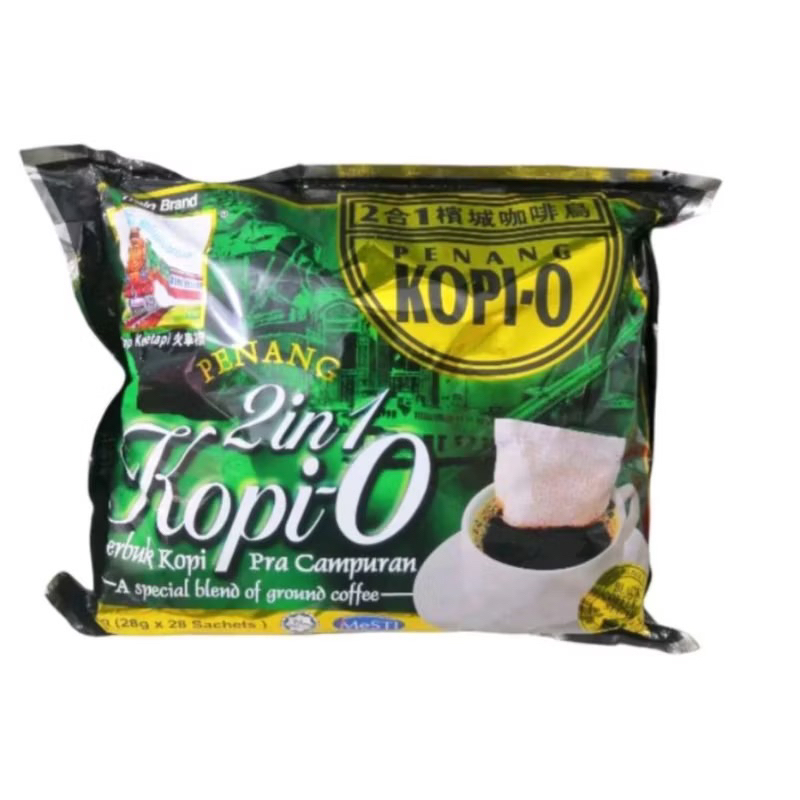 👌👌👌 กาแฟดำ 2-1 Kopi-O (โอเลี้ยง หรือ โกปี้โอ) Pinang Kopi-O  2 in 1 กาแฟโอ