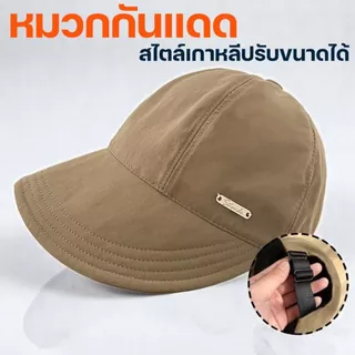 หมวก ชาวประมงผู้หญิงป้องกันรังสีอัลตราไวโอเลต หมวกกันแดด สไตล์เกาหลีแฟชั่นปรับขนาดได้